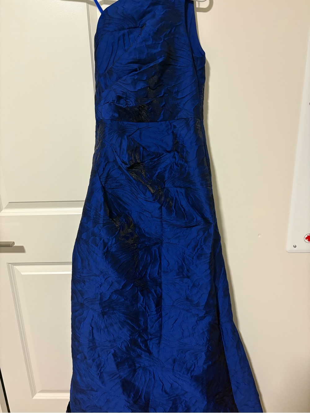 Aidan mattox Sleeveless Royal Blue Evening Dress - Elegant Formal Gown Xs 4
